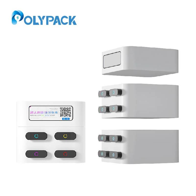 Modular Shared Power Bank with 1-6 Charging Cabinets